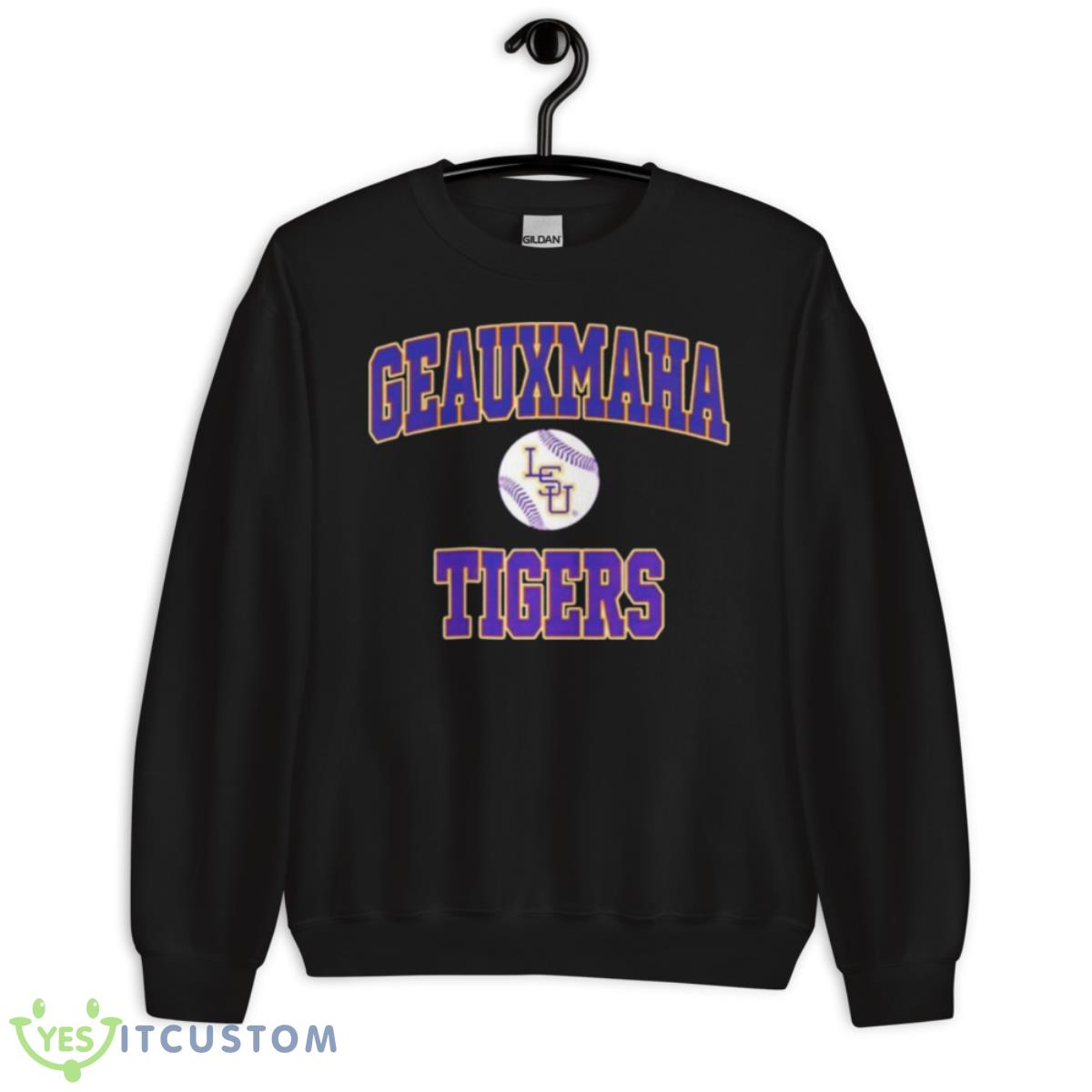 Jimmy Burrow Wearing Geauxmaha Tigers Shirt 3 Jimmy Burrow Wearing Geauxmaha Tigers Shirt - Unisex Crewneck Sweatshirt