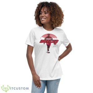 Jimmy Butler Miami Heat Skyline 2023 Shirt 9 Jimmy Butler Miami Heat Skyline 2023 Shirt - Women's Relaxed Short Sleeve Jersey Tee