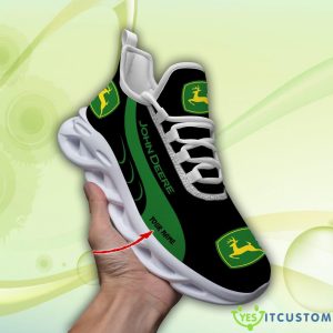 John Deere Running Sneakers Custom Name Car Max Soul Shoes - John Deere_1