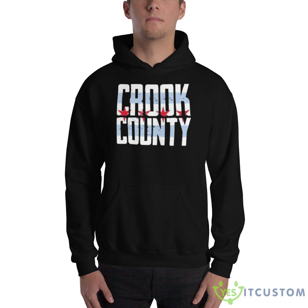 John Kass Crook County Downtown Hat Shirt 11 John Kass Crook County Downtown Hat Shirt - 18500 Unisex Heavy Blend Hooded Sweatshirt