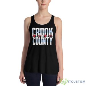 John Kass Crook County Downtown Hat Shirt 7 John Kass Crook County Downtown Hat Shirt - 8800 Women's Flowy Racerback Tank