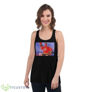 John Vanbiesbrouck Florida Panthers Shirt - Women's Flowy Racerback Tank