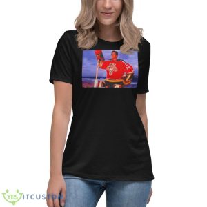 John Vanbiesbrouck Florida Panthers Shirt - Women's Relaxed Short Sleeve Jersey Tee