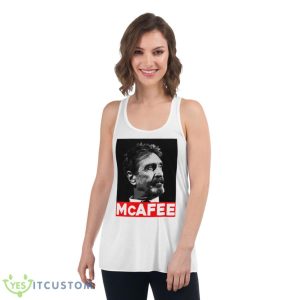 John Vintage John Mcafee Shirt - Women's Flowy Racerback Tank