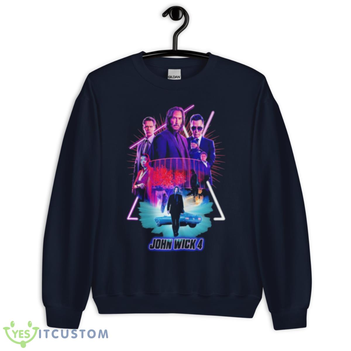 John Wick 4 2023 Shirt 2 John Wick 4 2023 Shirt - Unisex Crewneck Sweatshirt-1