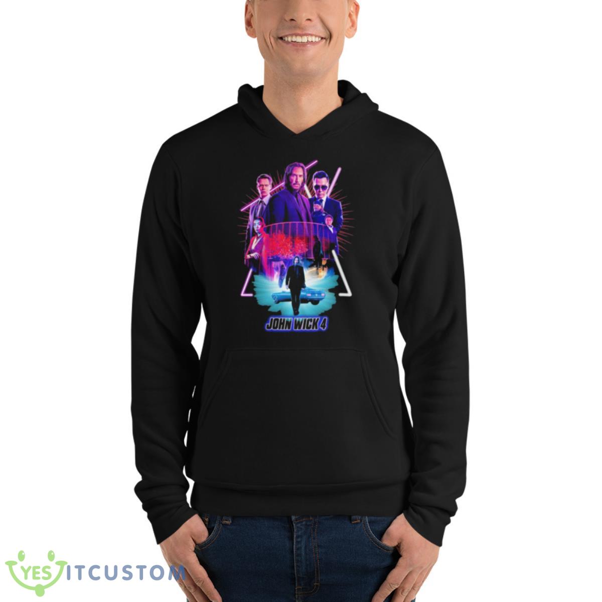 John Wick 4 2023 Shirt 4 John Wick 4 2023 Shirt - Unisex Fleece Pullover Hoodie