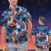 Kansas Jayhawks Personalized Name Tropical Floral Men Women Hawaiian Shirt And Shorts For NCAA Football Fans Product Photo 1