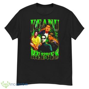 Keanu Reeves Black T Shirt Mockup 9 Keanu Reeves Black T Shirt Mockup - Men’s Classic Tee Gildan 5000