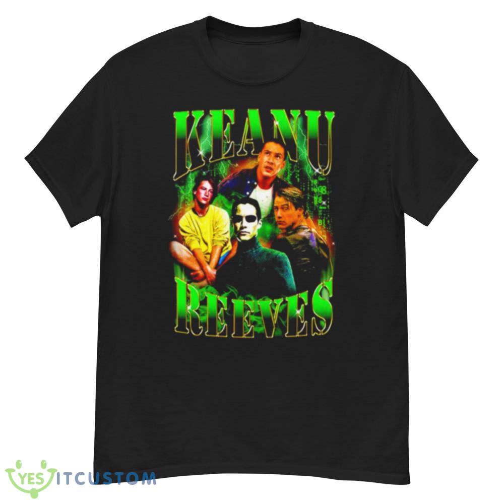 Keanu Reeves Black T Shirt Mockup 5 Keanu Reeves Black T Shirt Mockup - Men’s Classic Tee Gildan 5000