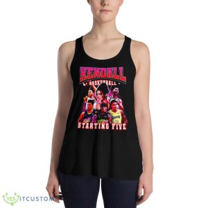 Kendall Jenner’s Starting Five Graphics Shirt - 8800 Women's Flowy Racerback Tank