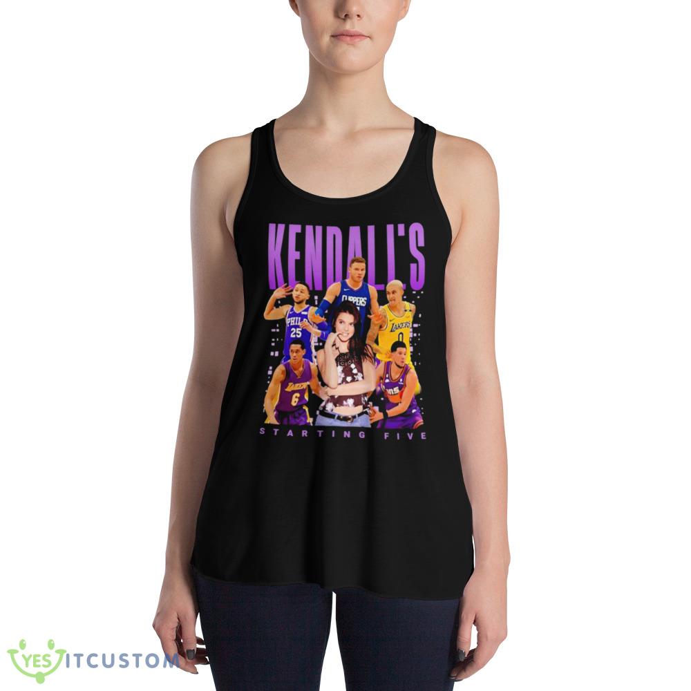 kendall’s Starting Five 2023 Graphics Shirt 3 kendall’s Starting Five 2023 Graphics Shirt - 8800 Women's Flowy Racerback Tank