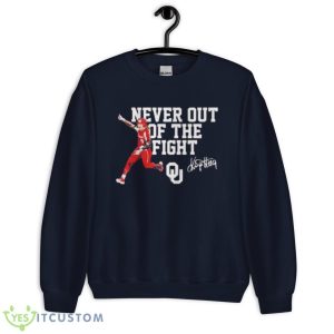 Kinzie Hansen Never Out Of The Fight Signature Shirt - Unisex Crewneck Sweatshirt-1
