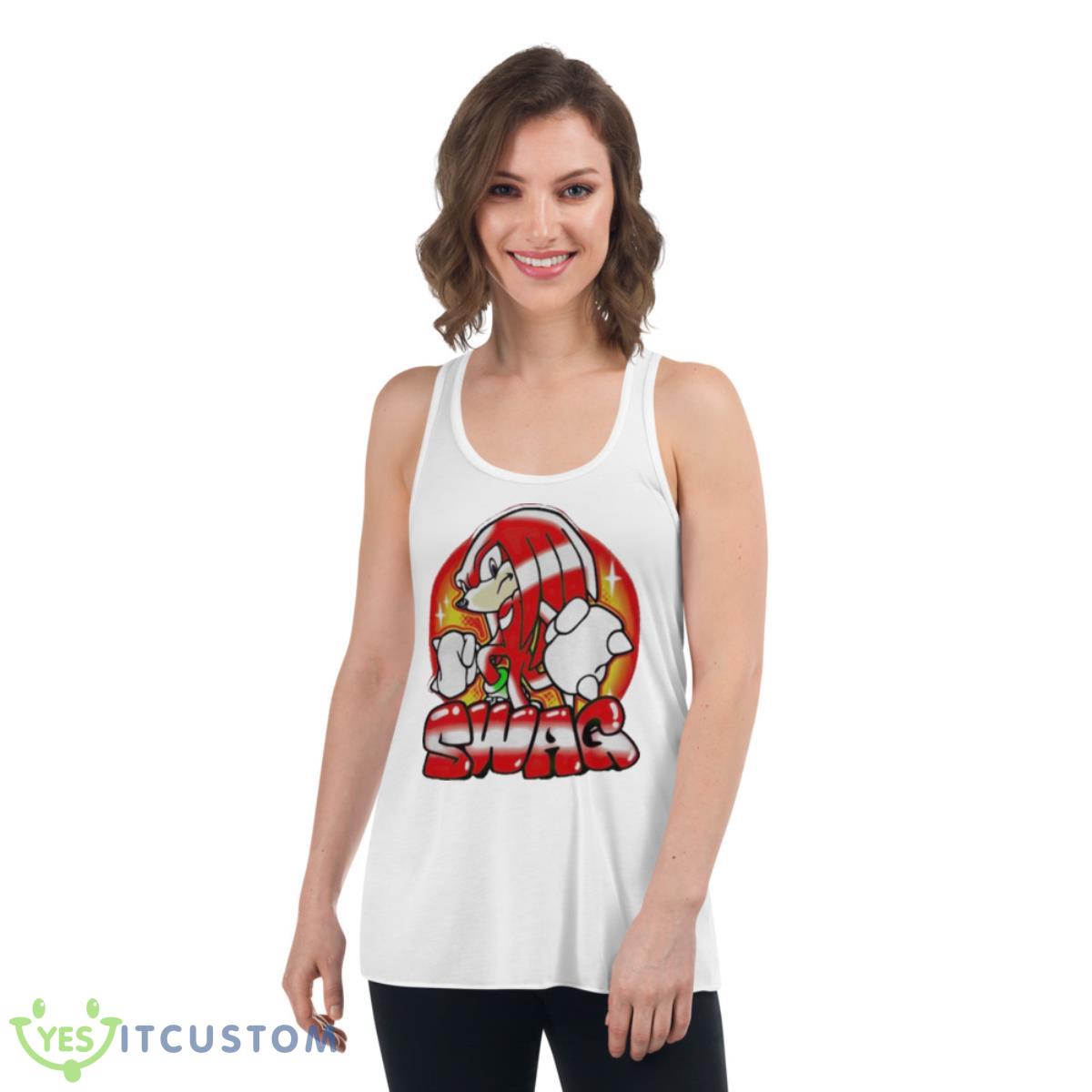 Knuckles Swag Shirt 4 Knuckles Swag Shirt - Women's Flowy Racerback Tank
