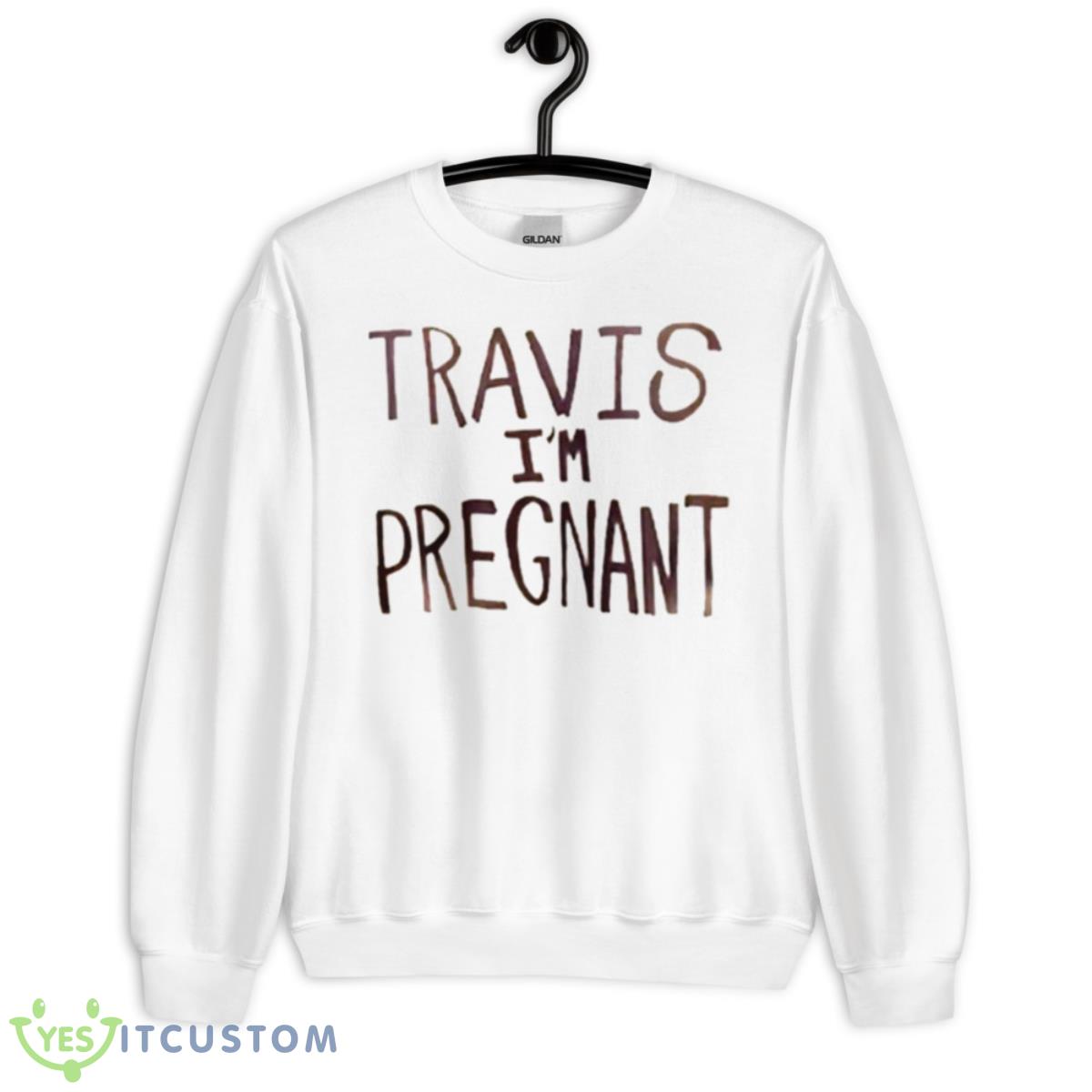 Kourtney Kardashian Pregnacy Poster Travis Barker Travis I’m Pregnant T Shirt 11 Kourtney Kardashian Pregnacy Poster Travis Barker Travis I’m Pregnant T Shirt - Unisex Heavy Blend Crewneck Sweatshirt