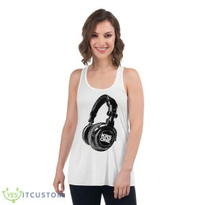 Krs One Retro Headphones Shirt - Women's Flowy Racerback Tank
