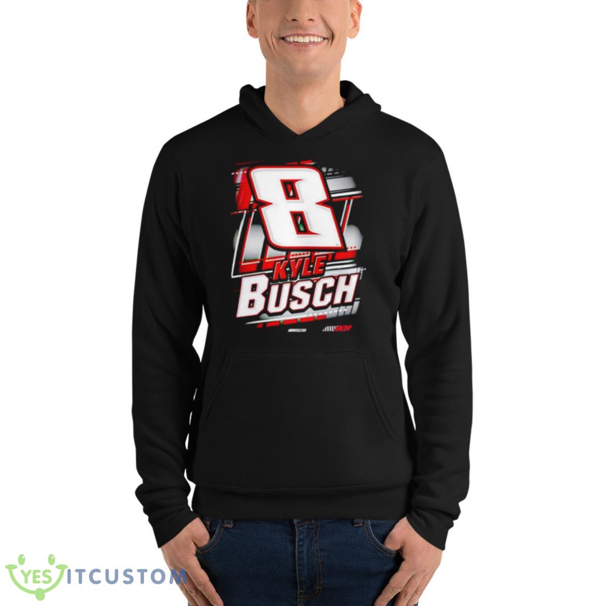 Kyle Busch #8 RCR Shirt 4 Kyle Busch #8 RCR Shirt - Unisex Fleece Pullover Hoodie