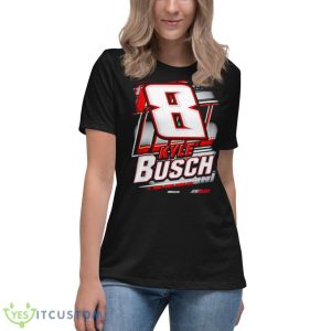 Kyle Busch #8 RCR Shirt 11 Kyle Busch #8 RCR Shirt - Women's Relaxed Short Sleeve Jersey Tee