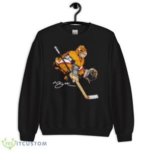 Laurent Brossoit Vegas Hockey Signature Illustration Shirt - Unisex Crewneck Sweatshirt