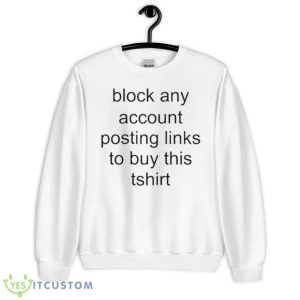 Law Dog Esq Block Any Account Posting Links To Buy This Tshirt Shirt - Unisex Heavy Blend Crewneck Sweatshirt