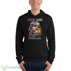 Lebron James 20 Years 2003 2023 Champions Signature Thank You Shirt 9 Lebron James 20 Years 2003 2023 Champions Signature Thank You Shirt - Unisex Fleece Pullover Hoodie