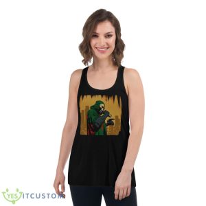 Legend Rapper Mf Doom Shirt 10 Legend Rapper Mf Doom Shirt - Women's Flowy Racerback Tank