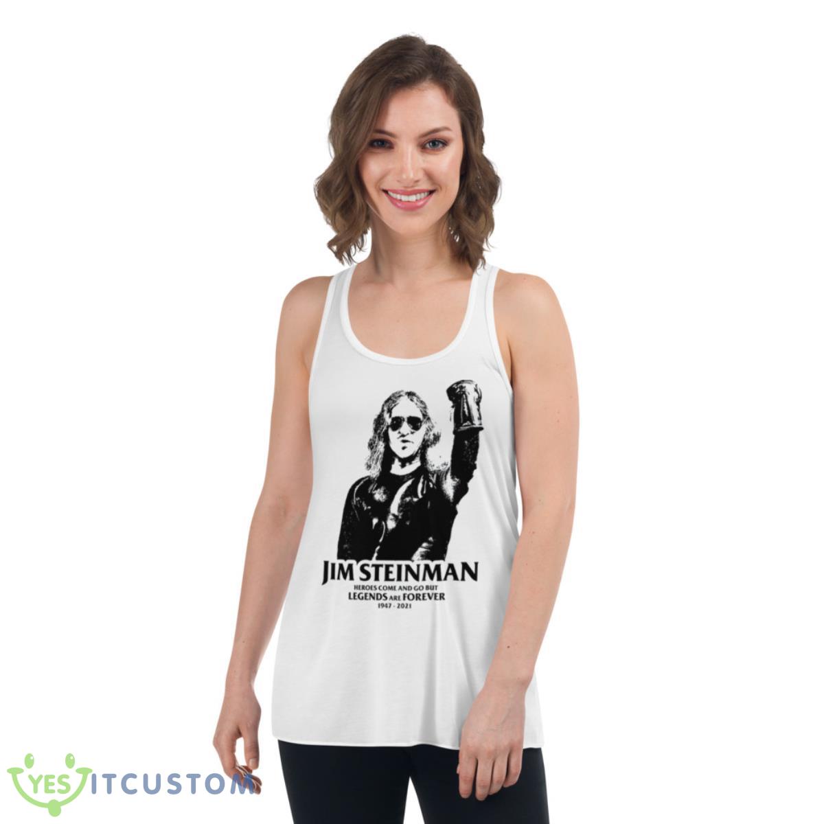 Legends Are Forever Jim Steinman Shirt 4 Legends Are Forever Jim Steinman Shirt - Women's Flowy Racerback Tank