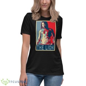 Lennox Lewis The Lion Shirt 11 Lennox Lewis The Lion Shirt - Women's Relaxed Short Sleeve Jersey Tee
