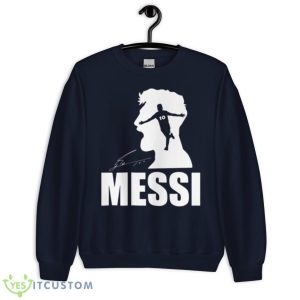 Leo Messi In Inter Miami Signature T Shirt - Unisex Crewneck Sweatshirt-1