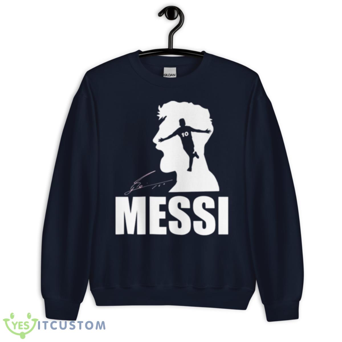 Leo Messi In Inter Miami Signature T Shirt 2 Leo Messi In Inter Miami Signature T Shirt - Unisex Crewneck Sweatshirt-1