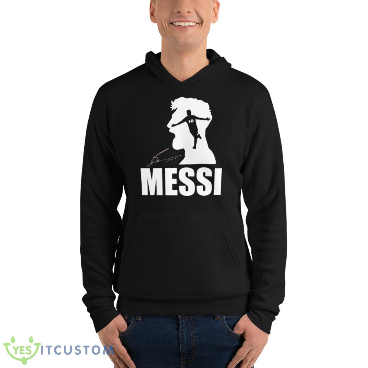 Leo Messi In Inter Miami Signature T Shirt 13 Leo Messi In Inter Miami Signature T Shirt - Unisex Fleece Pullover Hoodie