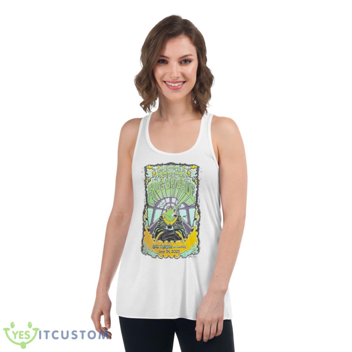 Les Claypool’s Fearless Flying Frog Brigade Westbury NY June 24 2023 Shirt 4 Les Claypool’s Fearless Flying Frog Brigade Westbury NY June 24 2023 Shirt - Women's Flowy Racerback Tank