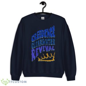Lettering Ii Creedence Clearwater Revival Ccr Rock Music Shirt - Unisex Crewneck Sweatshirt-1