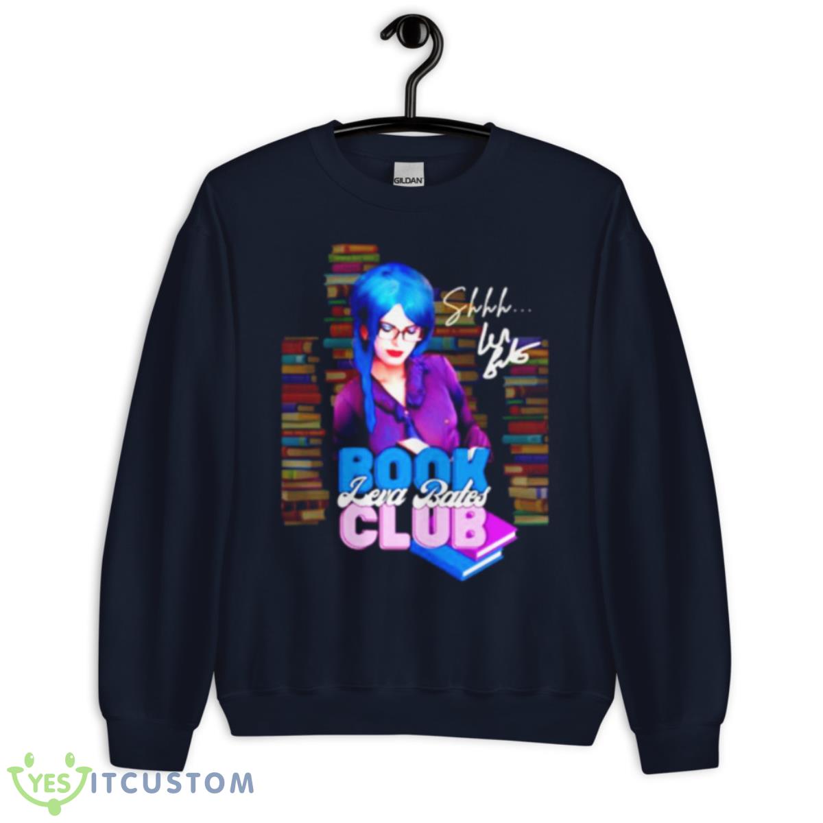 Leva Bates Book Club Shirt 2 Leva Bates Book Club Shirt - Unisex Crewneck Sweatshirt-1