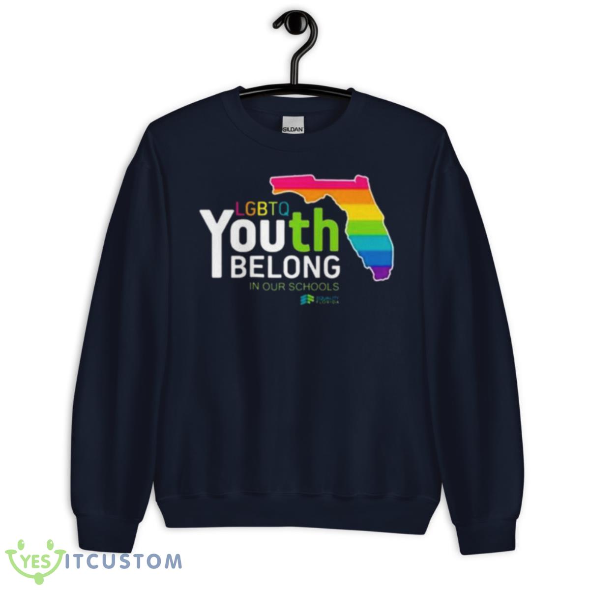 LGBTQ Youth Belong In Our Schools Shirt 2 LGBTQ Youth Belong In Our Schools Shirt - Unisex Crewneck Sweatshirt-1