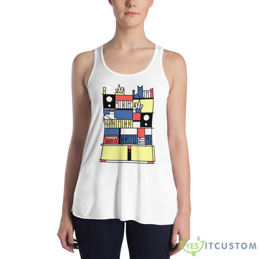 Library & Art Design Shirt 3 Library & Art Design Shirt - 8800 Women's Flowy Racerback Tank