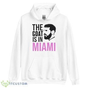 Lionel Messi Inter Miami Fc The Goat Shirt - Unisex Heavy Blend Hooded Sweatshirt