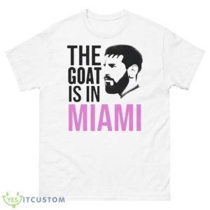 Lionel Messi Inter Miami Fc The Goat Shirt - 500 Men’s Classic Tee Gildan