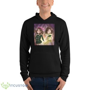 Little Misfortune And Fran Bow Killmonday Shirt - Unisex Fleece Pullover Hoodie