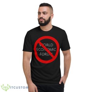 Liz Churchill No To World Economic Forum Shirt - Short Sleeve T-Shirt