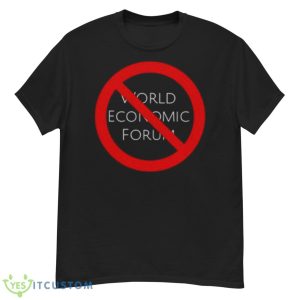 Liz Churchill No To World Economic Forum Shirt - G500 Men’s Classic T-Shirt
