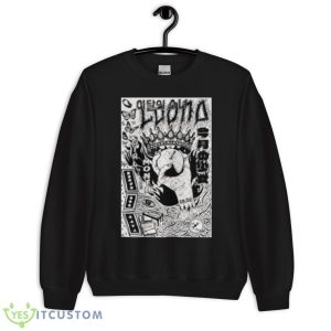 Loona Black And White Shirt - Unisex Crewneck Sweatshirt