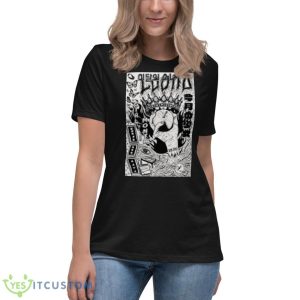 Loona Black And White Shirt - Women's Relaxed Short Sleeve Jersey Tee