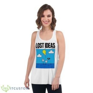 Lost Ideas Drowned In Thought Art Shirt 8 Lost Ideas Drowned In Thought Art Shirt - Women's Flowy Racerback Tank