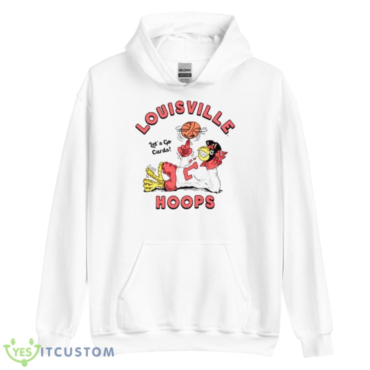 Louisville Hoops Let’s Go Cards Shirt 3 Louisville Hoops Let’s Go Cards Shirt - Unisex Heavy Blend Hooded Sweatshirt