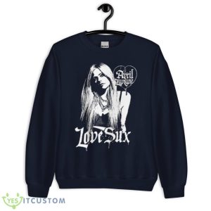 Love Sux Europe And Uk Tour 2023 Dateback Shirt - Unisex Crewneck Sweatshirt-1