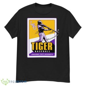 Lsu Tiger Baseball Card Pocket T Shirt - G500 Men’s Classic T-Shirt