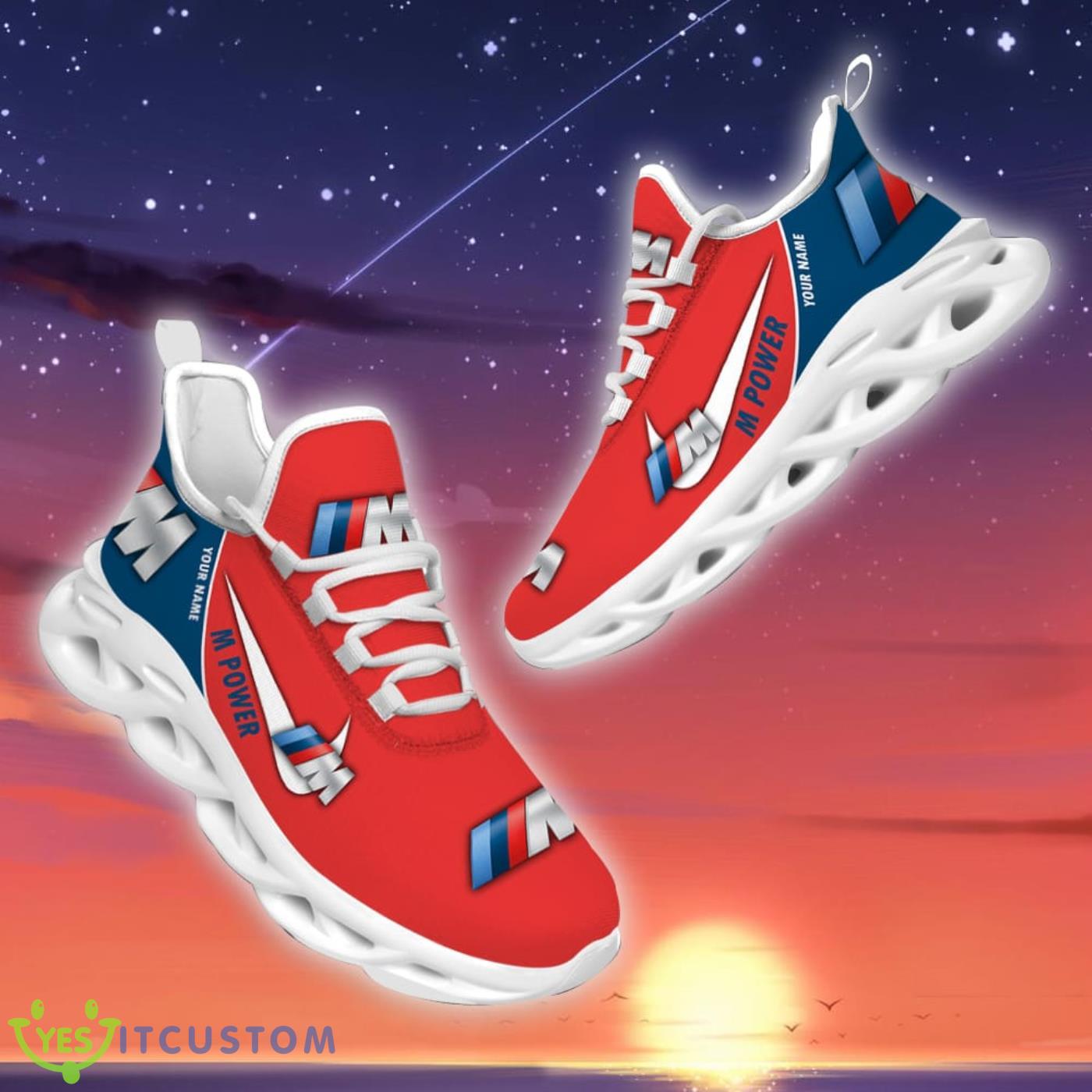 M Power Custom Name Car Max Soul Shoes Running Sneakers 4 M Power Custom Name Car Max Soul Shoes Running Sneakers Product Photo 4