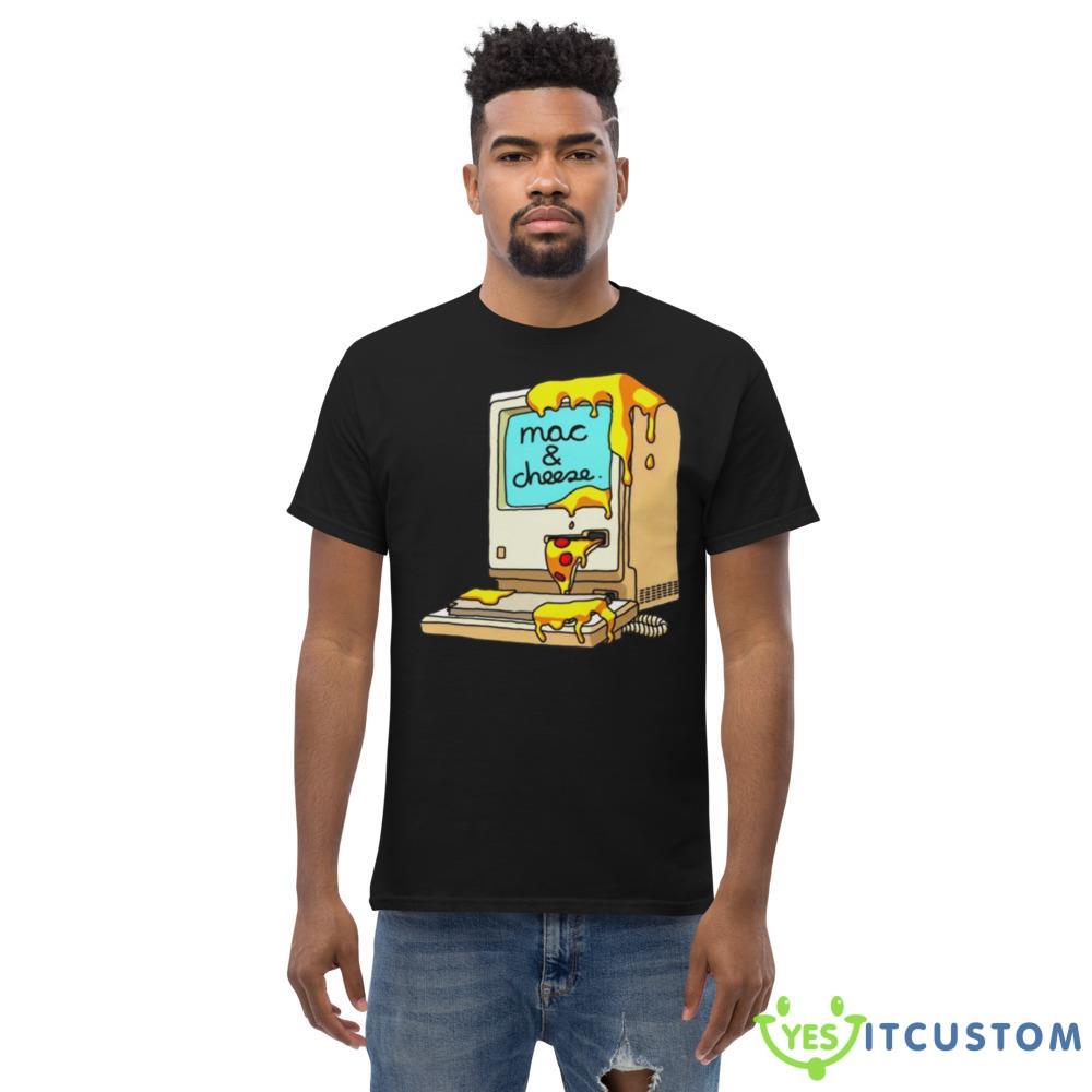 Mac and cheese computer shirt 5 Mac and cheese computer shirt - Men’s Classic Tee Gildan 5000