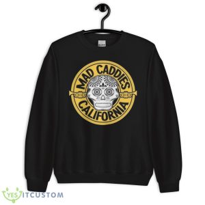 Mad Caddies Gold Sugarskull Shirt - Unisex Crewneck Sweatshirt