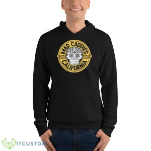Mad Caddies Gold Sugarskull Shirt - Unisex Fleece Pullover Hoodie